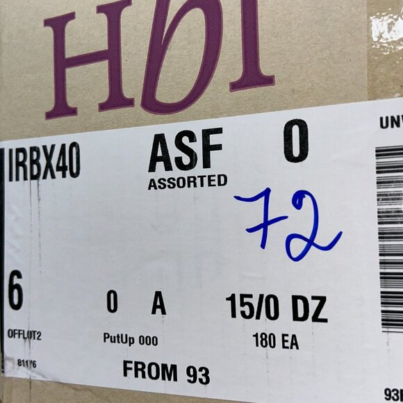 Hanes Women's Hipsters  – LOT 72 - 180 pcs – 18 packs (10 ea) – Sz 6 - NEW - Picture 3 of 3